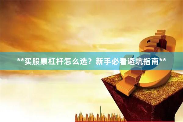 **买股票杠杆怎么选？新手必看避坑指南**